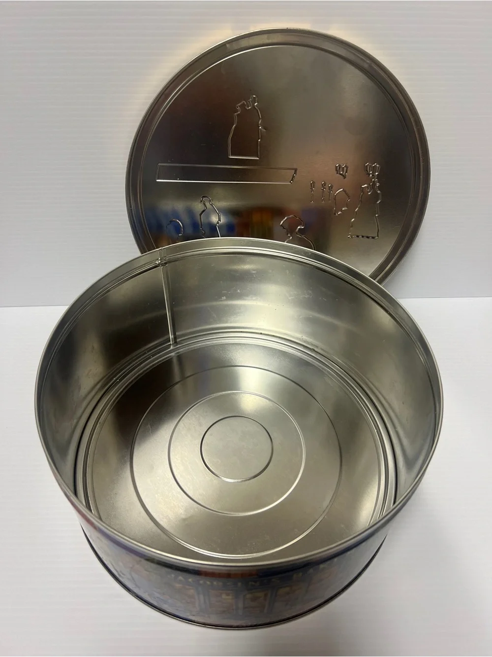 Decorative Cookie Tin - Blue